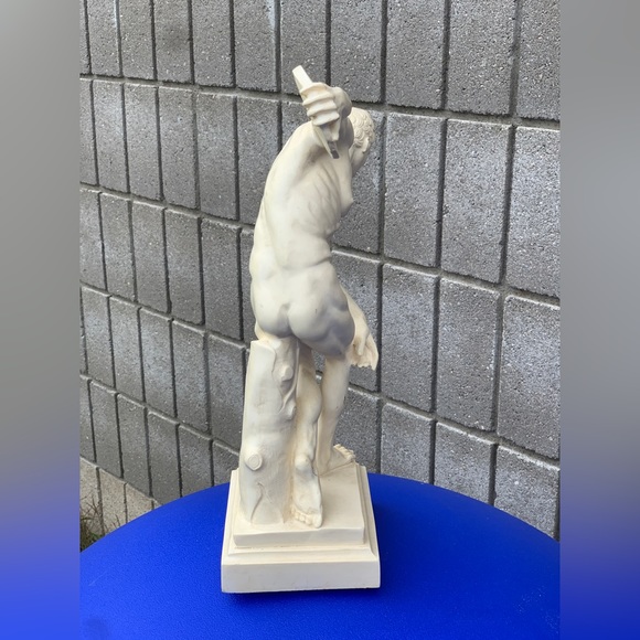 Mid Century Vintage Large Hand Sculpted DISCOBOLUS OF MYRON Statue - Picture 16 of 16